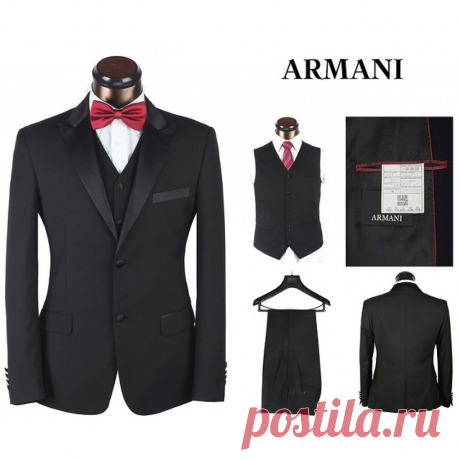 Мужской костюм тройка Armani купить, отзывы, фото, доставка - Совместные закупки Пушистик