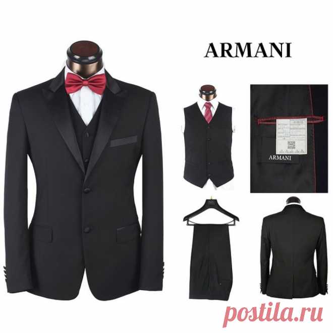 Мужской костюм тройка Armani купить, отзывы, фото, доставка - Совместные закупки Пушистик
