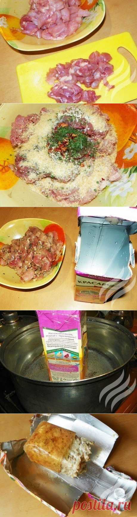 Ветчина куриная рубленая по-домашнему
