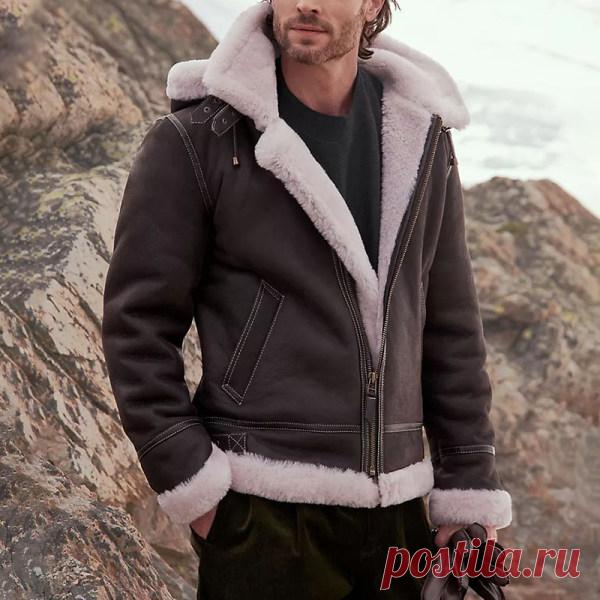 Мужская модная винтажная кожаная куртка в стиле вестерн - blaroken.com