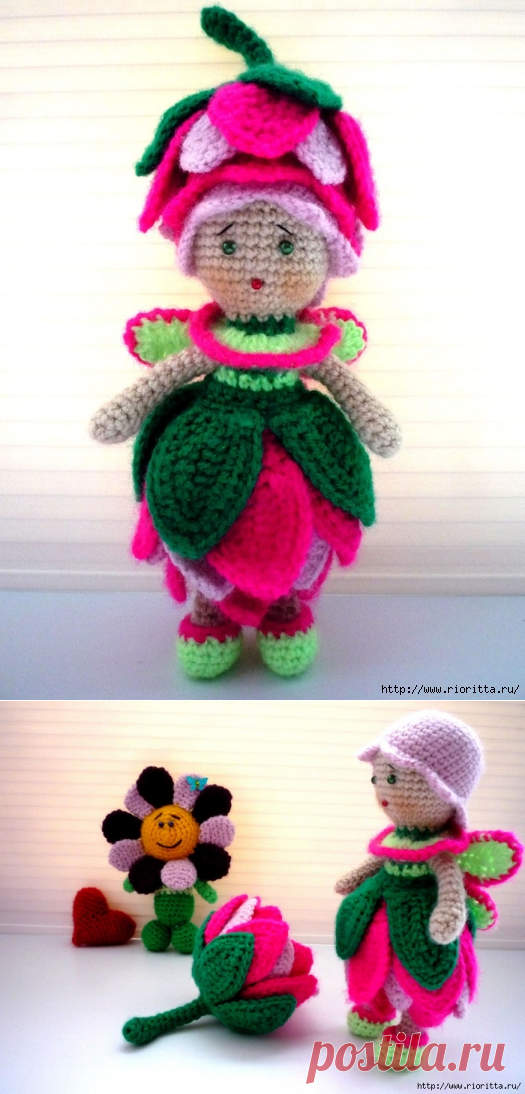 вязаная эльфочка Флорентина