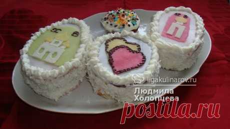 Пасхальные пирожные, рецепт пошаговый от Лиги Кулинаров. Рецепт пасхальных пирожных, рецепты Лиги Кулинаров.