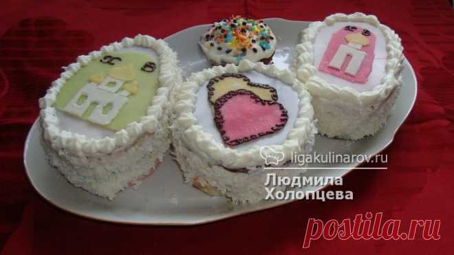 Пасхальные пирожные, рецепт пошаговый от Лиги Кулинаров. Рецепт пасхальных пирожных, рецепты Лиги Кулинаров.