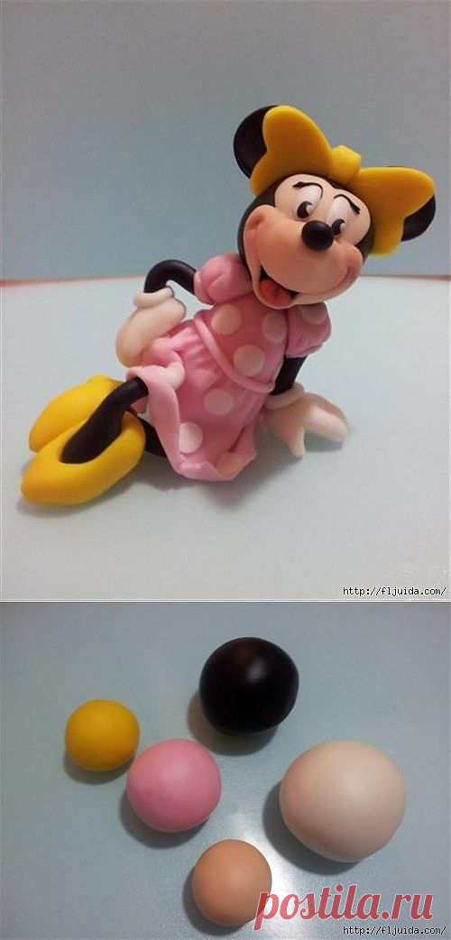 Лепка Mickey Mouse своими руками..