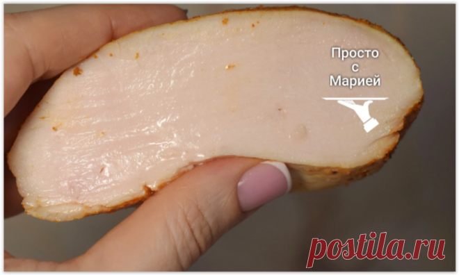 Куриную грудку варю ровно 1 минуту, чтобы получить нежное бутербродное мясо для нарезки!