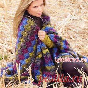 Плед с узором из 