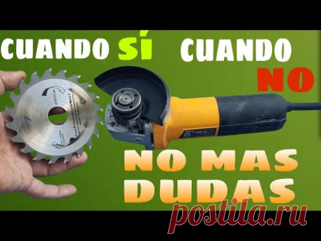 Como cortar madera con esmeril o amoladora