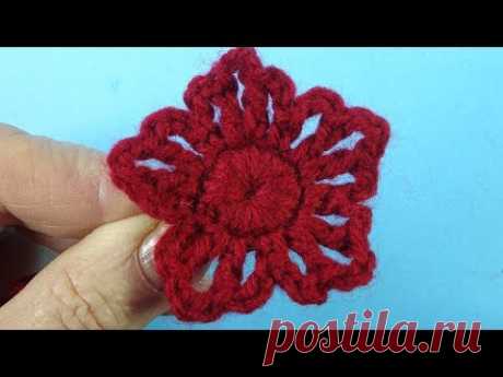 Crochet Irich flower Ирландский цветок крючком  вязаные цветы   104