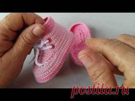 Sapatinho de croché unisex(II)