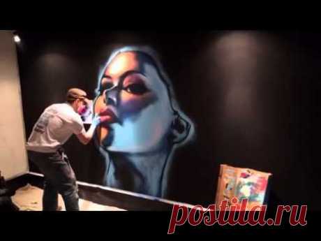 Tony Dalton - Spraypaint, Female Portrait