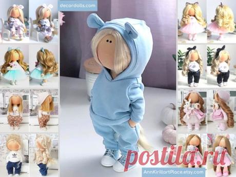 Portrait Custom Doll Tilda Interior Doll Fabric Rag Doll | Etsy Hello, dear visitors!  This is handmade soft doll created by Master Tanya E. (Moscow, Russia).  All dolls on the photo are made by master Tanya E. You can find them in our shop using masters name: https://www.etsy.com/shop/AnnKirillartPlace?search_query=Tanya+E  Doll is 30 cm (11.8 inch) tall.