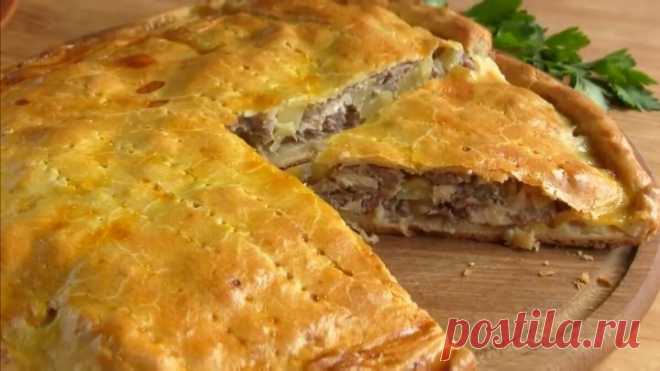 Вкусный  и очень сытный  пирог! Этот рецепт выручает ВСЕГДА!