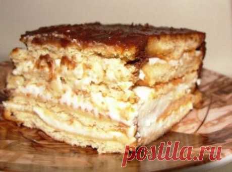 Рецепт торта из печенья без выпечки