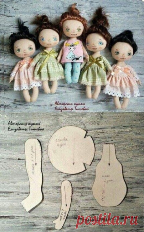 Куклы детскими руками