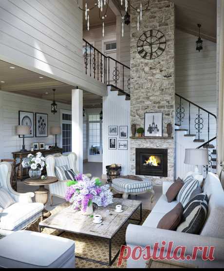 Provence Apartment Interior Design Style by Denis Svirid - RooHome | Designs & Plans