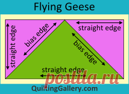 DS QAL: Creating Triangle and Flying Geese Units - Quilting Gallery /Quilting Gallery