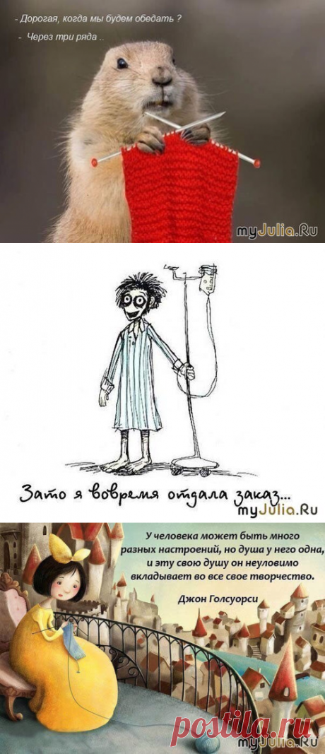 Смешные законы вязания.: Дневник пользователя Татьяна Насибулина: Дневники - женская социальная сеть myJulia.ru