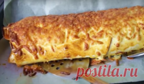 Рулет из лаваша-нереальная вкуснятина | Идеи рецептов | Яндекс Дзен