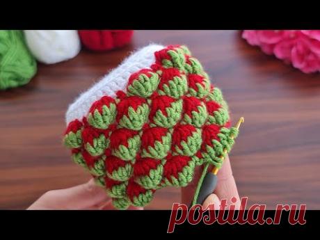 this is the best 😍 oh my god this crochet will be very useful for you.Çok güzel örgü modeli.
