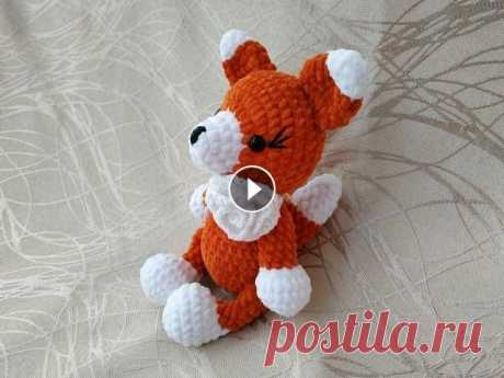 Мастер-класс плюшевой лисички. Часть 1 В первой части вяжем ножки, ручки, хвост. Ввязываем ножки и хвост в тело. Такое исполнение является наиболее удобным. В моей игрушке ввязываются все ч...