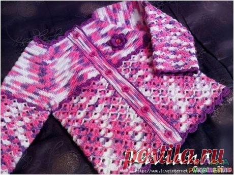 Кофта для девочки - Жакеты.Пуловеры.Свитера - Вязание для детей - Рукоделие