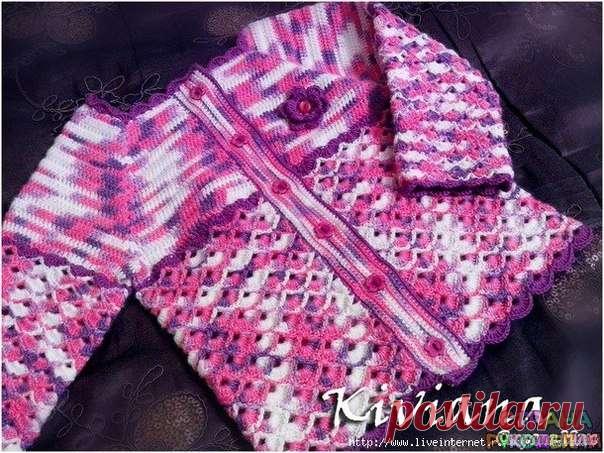 Кофта для девочки - Жакеты.Пуловеры.Свитера - Вязание для детей - Рукоделие