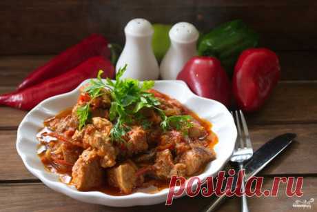 Мясное блюдо-каварма.