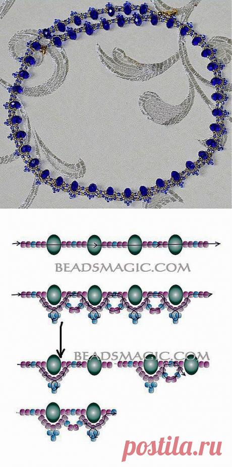 Колье из бисера.