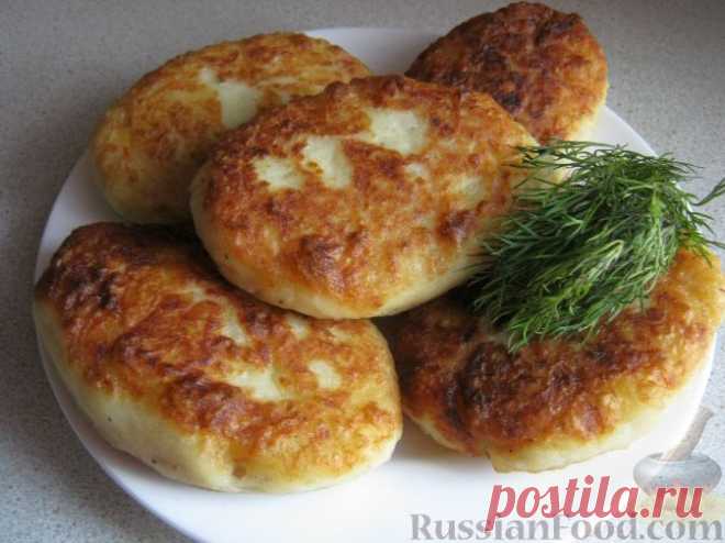 Рецепт: Картофельные котлеты с ливером на RussianFood.com