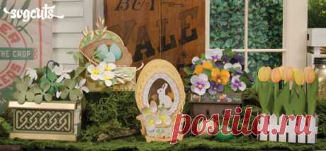 New Free Gift – Springtime Box Cards SVG Kit – $6.99 Value | SVGCuts.com Blog