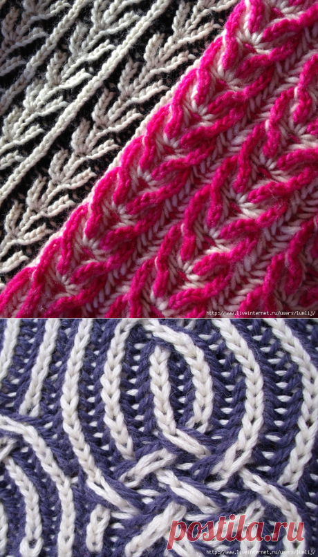 Техника вязания Brioche Stitches