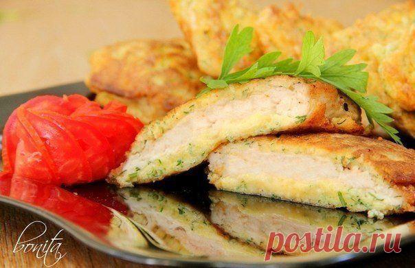 Куриные отбивные с сыром.Все Самое Интересное