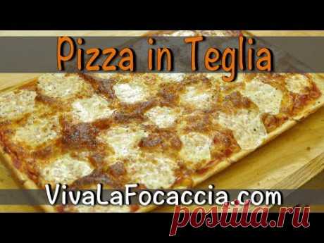 Ricetta per Fare la Pizza in Teglia in Poco Piu' di un'ora