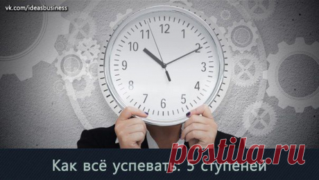 Как всё успевать: 5 ступеней / Сферический бизнес