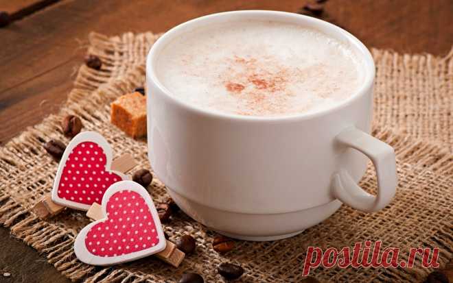 Скачать обои cup, milk, чашка, сердце, молоко, кофе, любовь, coffee, какао, love, heart, cocoa, раздел еда в разрешении 1280x800