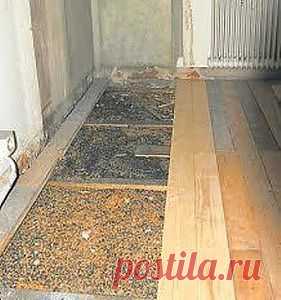 Пол в гараже своими руками