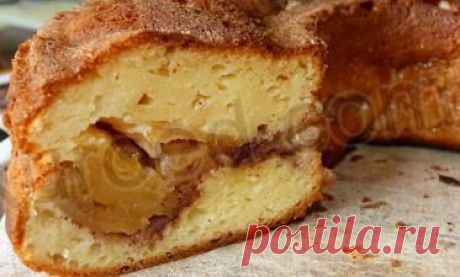 РЕЦЕПТЫ | Яблочный пирог из творожного теста