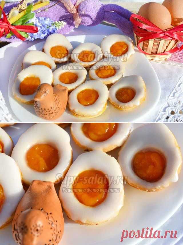 Пасхальное лимонное печенье в виде яиц. Рецепт с пошаговыми фото