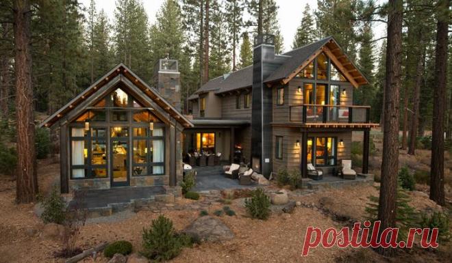 Интерьер загородного коттеджа в лесу Каким должен быть красивый дом в лесу? Ответ на этот вопрос нашли американские архитекторы Ward-young architecture, спроектировав удобное и современное жилище, в котором нашли отражение как архитектур...