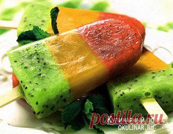 Готовим Фруктовый лед Рецепт с фото