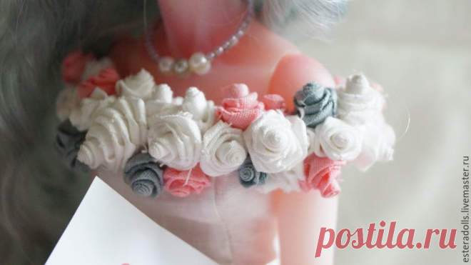 Изготавливаем розочки из полосок ткани - Ярмарка Мастеров - ручная работа, handmade