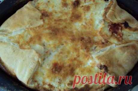 Быстрый мясной пирог