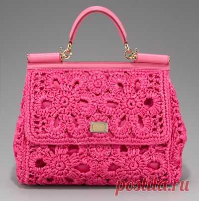 Сумочки крючком от Dolce&Gabbana