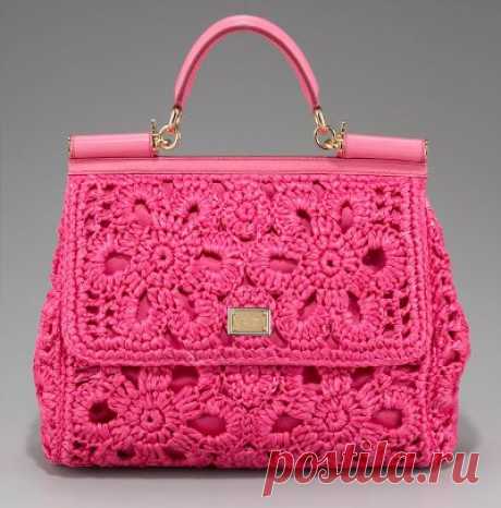 Сумочки крючком от Dolce&amp;Gabbana