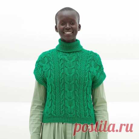 ЖИЛЕТ С КОСАМИ CABLE MIX