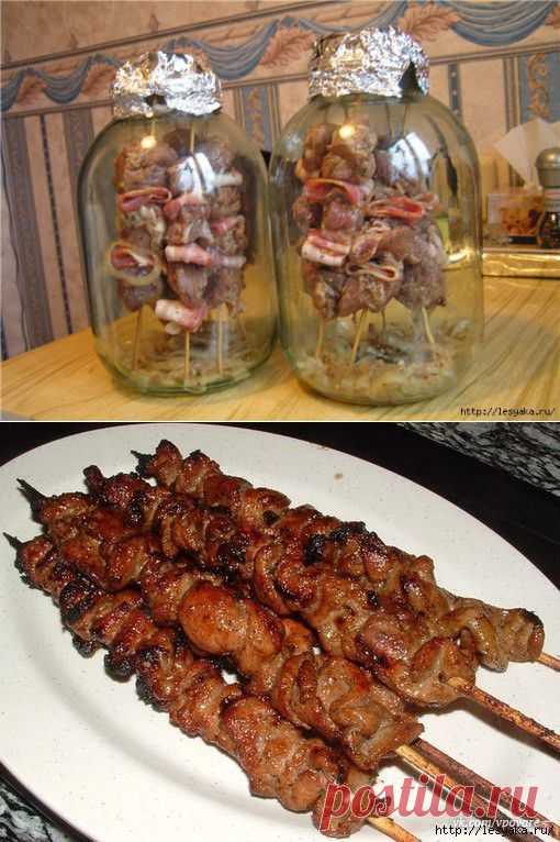 Как приготовить шашлык без углей и мангала