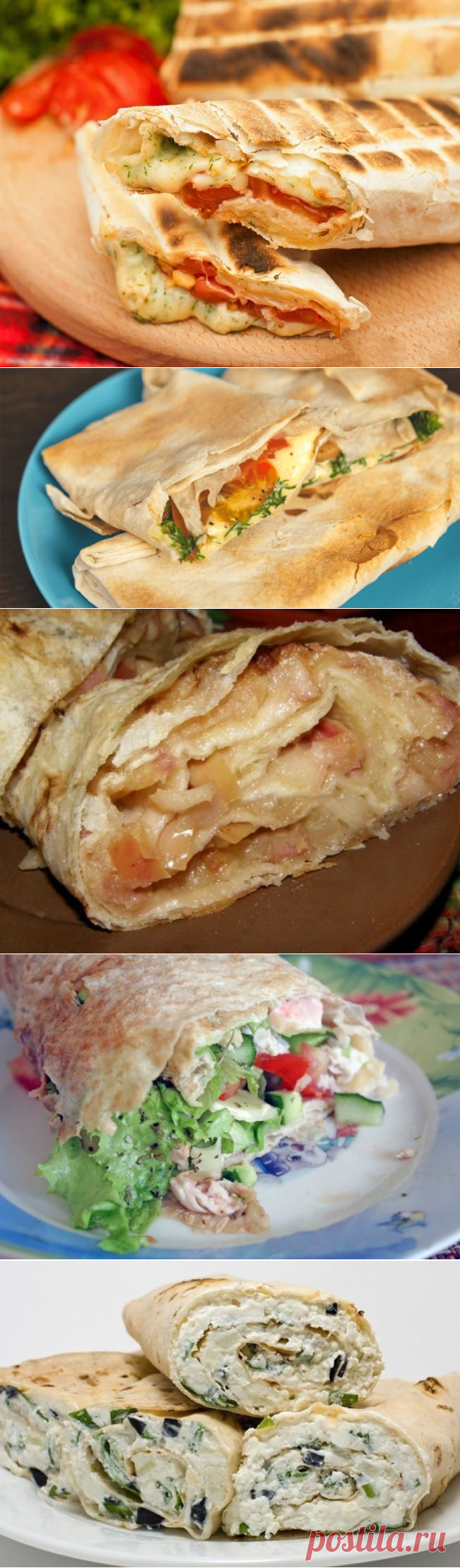 5 непревзойдённых рецептов рулетов из лаваша