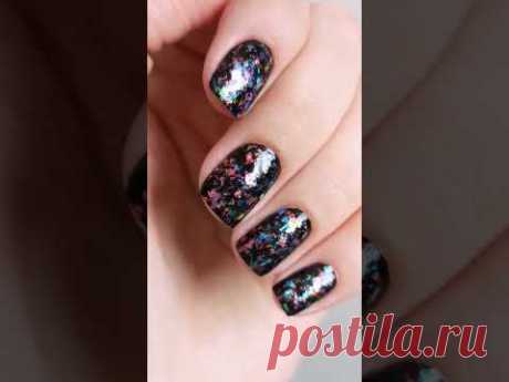 💅 Polish molish Monoceros на черной подложке 🤩 #polishmolish #nailpolish
