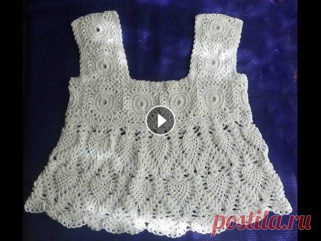 Топ крючком из мотивов с ананасами Топ крючком из мотивов с ананасами...