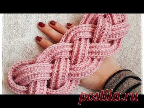 Crochet Easy Cable Headband/ Earwarmer